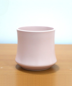 Chậu sứ trụ cong